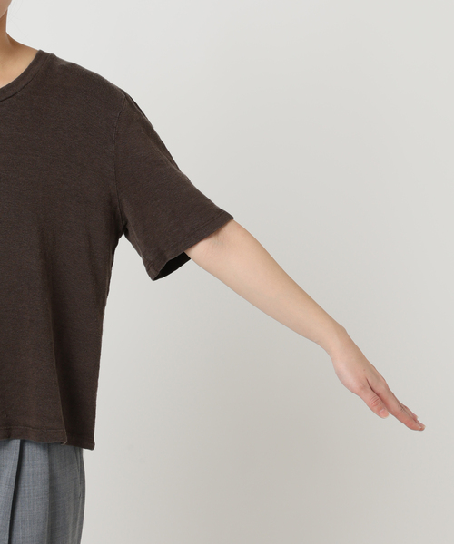 CITYSHOP(シティーショップ)の「JUNGMAVEN DAKOTA 100% HEMP TEE:Tシャツ(Tシャツ/カットソー・レディース・ブラウン・SMALL)」の13枚目の写真