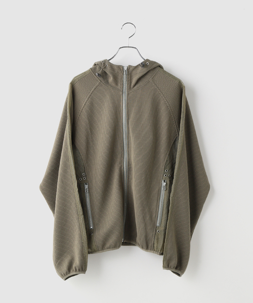 JOINT WORKS(ジョイントワークス)の「PLATEAU STUDIO / プラトースタジオ Waffle runner jacket(その他アウター・メンズ・ブラック/カーキ・2)」の2枚目の写真