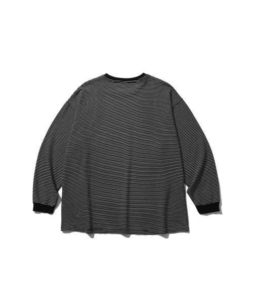 ANGLAN（アングラン）の「Essential Layer Long Sleeve - Striped（Tシャツ/カットソー・メンズ・その他・1/2）」の2枚目の写真
