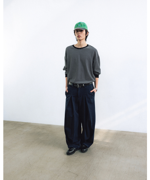 ANGLAN（アングラン）の「Essential Layer Long Sleeve - Striped（Tシャツ/カットソー・メンズ・その他・1/2）」の6枚目の写真