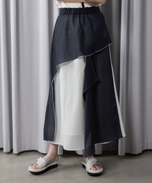 MARECHAL TERRE（マルシャルテル）の「コンビネーションデザインスカート（スカート）」