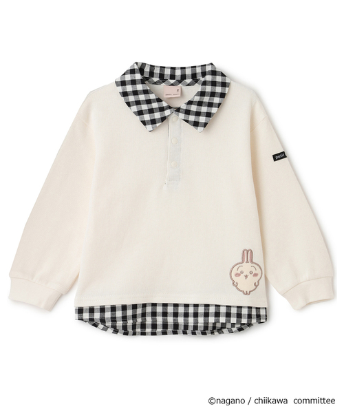 セール】【アニメちいかわ】シャツドッキング長袖Tシャツ（Tシャツ