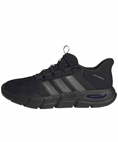 adidas(アディダス)の「アディダス adidas Cloudfoam フレックス ラピッドフィット シューズ(スニーカー・レディース・ブラック×ブラック・23.0cm/23.5cm/24.0cm/24.5cm/25.0cm)」の1枚目の写真