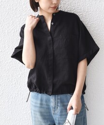 SHIPS Colors（シップス カラーズ）の「SHIPS Colors:〈洗濯機可能〉ユーロリネン (EURO Linen) ドロスト シャツ2◇（シャツ/ブラウス）」