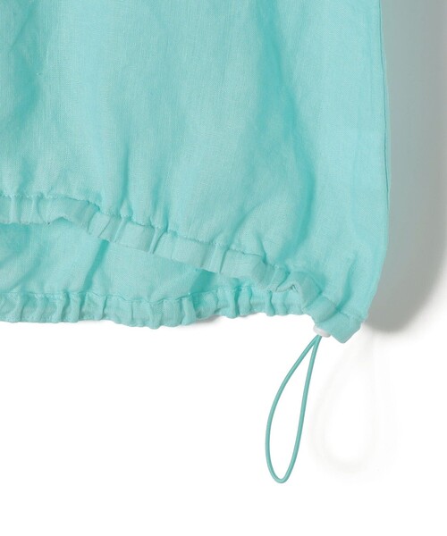 SHIPS Colors(シップス カラーズ)の「SHIPS Colors:〈洗濯機可能〉ユーロリネン (EURO Linen) ドロスト シャツ2◇(シャツ/ブラウス・レディース・ライトブルー/イエロー/ブラック/ブルー/オフホワイト・ONE SIZE)」の9枚目の写真