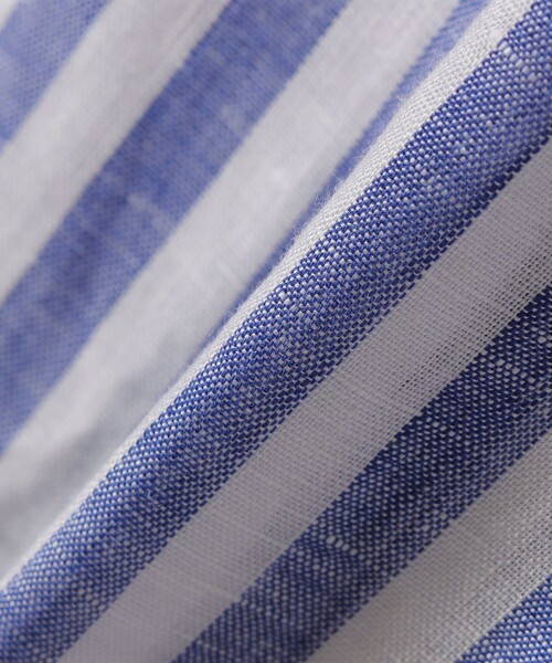 SHIPS Colors(シップス カラーズ)の「SHIPS Colors:〈洗濯機可能〉ユーロリネン (EURO Linen) ドロスト シャツ2◇(シャツ/ブラウス・レディース・ライトブルー/イエロー/ブラック/ブルー/オフホワイト・ONE SIZE)」の14枚目の写真