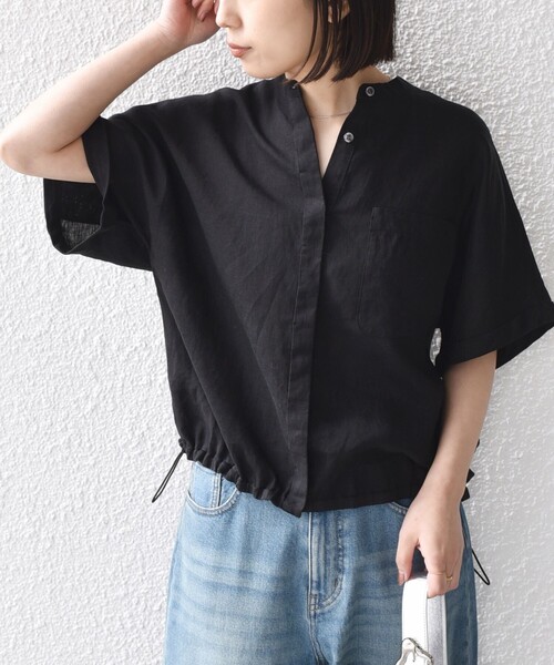 SHIPS Colors:〈洗濯機可能〉ユーロリネン (EURO Linen) ドロスト