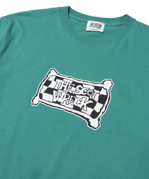 THE SCOT WRECK(ザ スコットレック)の「LOGO TEE (Green)(Tシャツ/カットソー・メンズ・グリーン・MEDIUM/LARGE/X-LARGE/SMALL)」の3枚目の写真