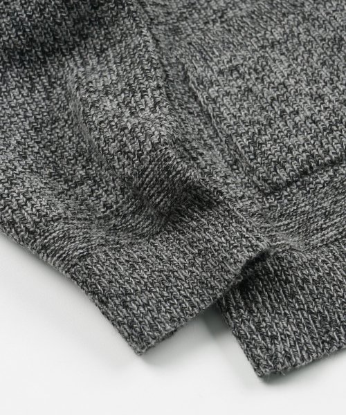 FRIZMWORKS（フリズムワークス）の「TWEED WOOL ZIP UP CARDIGAN _ CHARCOAL（カーディガン/ボレロ・メンズ・その他・SMALL/MEDIUM/LARGE/X-LARGE）」の5枚目の写真