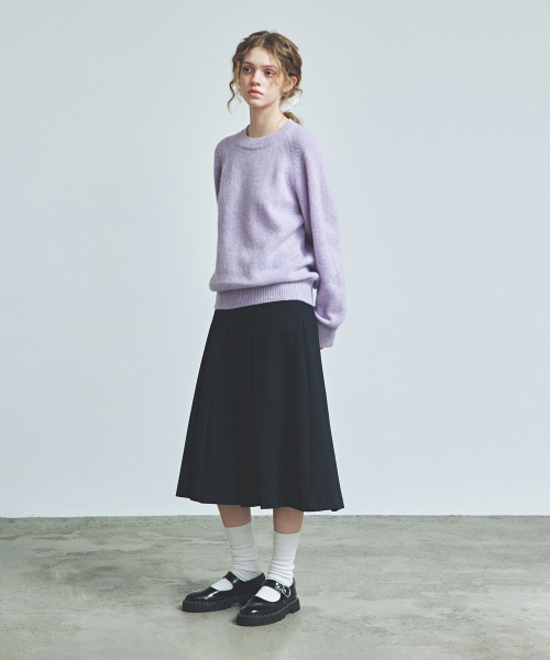 KNITTED（ニッティド）の「シェギドック ウール100% ラウンドニット LAVENDER（ニット/セーター・レディース・その他・LARGE/MEDIUM/X-LARGE）」の6枚目の写真