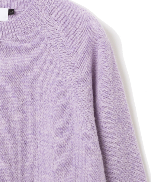 KNITTED（ニッティド）の「シェギドック ウール100% ラウンドニット LAVENDER（ニット/セーター・レディース・その他・LARGE/MEDIUM/X-LARGE）」の14枚目の写真