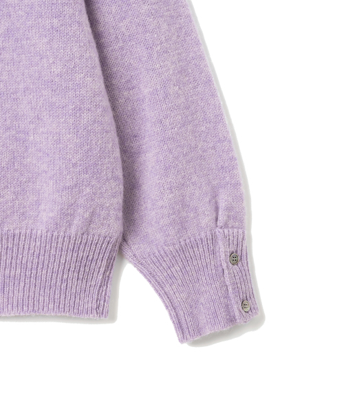 KNITTED（ニッティド）の「シェギドック ウール100% ラウンドニット LAVENDER（ニット/セーター・レディース・その他・LARGE/MEDIUM/X-LARGE）」の15枚目の写真