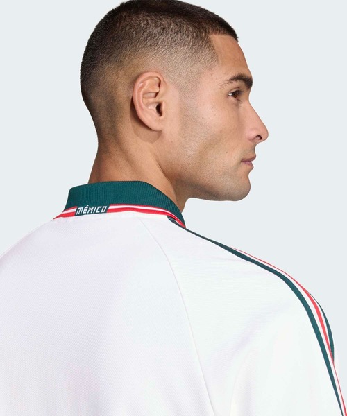 adidas(アディダス)の「メキシコ代表 アウェイ アンセムジャケット / ジャージ / トラックジャケット / アディダス adidas(ジャージ・メンズ・ホワイト・LARGE/MEDIUM/X-LARGE/XX-LARGE)」の4枚目の写真