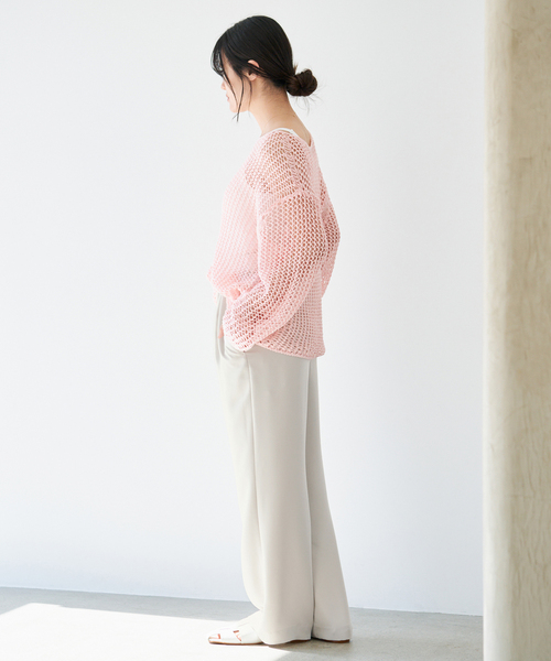 IENA(イエナ)の「ウォッシャブルシルキーサテンイージーパンツ(その他パンツ・レディース・ベージュ/ネイビー/ブラック・36/34/40/38)」の15枚目の写真