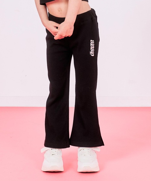 ANAP kids(アナップキッズ)の「フレア リブパンツ【セットアップ対応】(その他パンツ・キッズ・ブラック/マルチ/ラベンダー・110/130/120)」の7枚目の写真