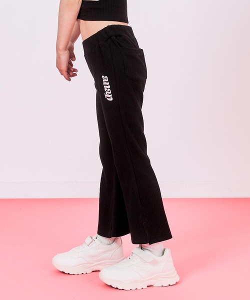 ANAP kids(アナップキッズ)の「フレア リブパンツ【セットアップ対応】(その他パンツ・キッズ・ブラック/マルチ/ラベンダー・110/130/120)」の8枚目の写真