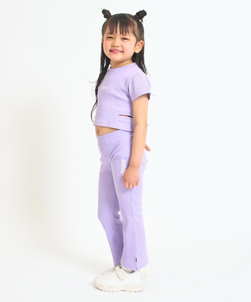 ANAP kids(アナップキッズ)の「フレア リブパンツ【セットアップ対応】(その他パンツ・キッズ・ブラック/マルチ/ラベンダー・110/130/120)」の15枚目の写真