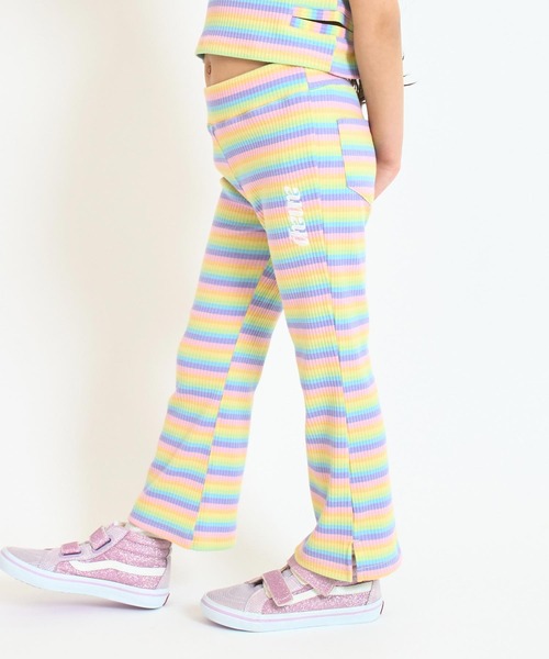 ANAP kids(アナップキッズ)の「フレア リブパンツ【セットアップ対応】(その他パンツ・キッズ・ブラック/マルチ/ラベンダー・110/130/120)」の18枚目の写真