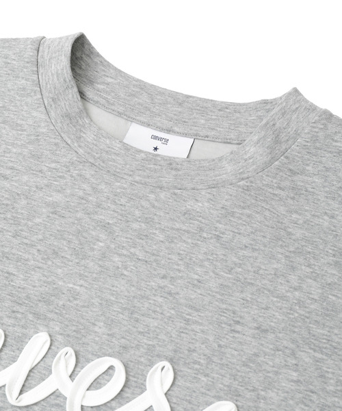 CONVERSE TOKYO(コンバーストウキョウ)の「SPINDLE LOGO TUCK TEE(Tシャツ/カットソー・レディース・ブラック/杢グレー/ホワイト・FREE)」の21枚目の写真