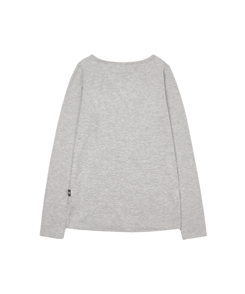GILAARCHIVE（ギラアーカイブ）の「USA LOGO V NECK LONG SLEEVE_GREY（Tシャツ/カットソー・レディース・その他・FREE）」の7枚目の写真