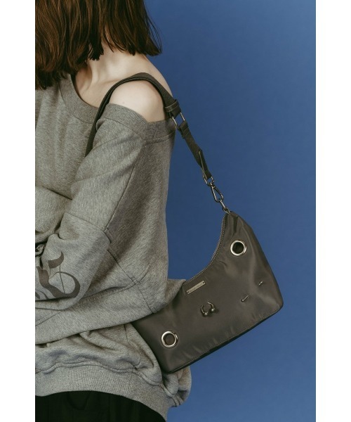 Knuth Marf（クヌースマーフ）の「pierce mini bag（ショルダーバッグ・レディース・ブラック/グレー・ONE SIZE）」の2枚目の写真
