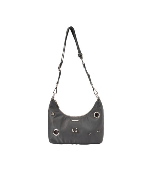 Knuth Marf（クヌースマーフ）の「pierce mini bag（ショルダーバッグ・レディース・ブラック/グレー・ONE SIZE）」の8枚目の写真