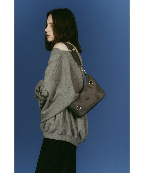 Knuth Marf（クヌースマーフ）の「pierce mini bag（ショルダーバッグ・レディース・ブラック/グレー・ONE SIZE）」の4枚目の写真