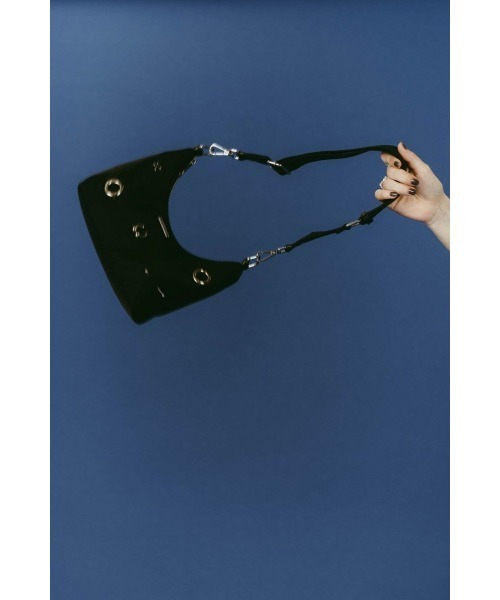 Knuth Marf（クヌースマーフ）の「pierce mini bag（ショルダーバッグ・レディース・ブラック/グレー・ONE SIZE）」の5枚目の写真