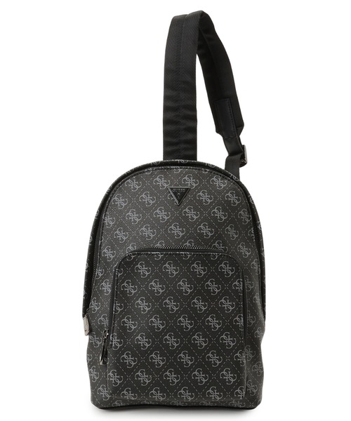 Guess（ゲス）の「MILANO Backpack Crossbody（ショルダーバッグ・メンズ・グレー/ブラウン・ONE SIZE）」の2枚目の写真