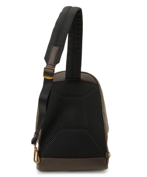 Guess（ゲス）の「MILANO Backpack Crossbody（ショルダーバッグ・メンズ・グレー/ブラウン・ONE SIZE）」の3枚目の写真