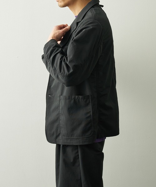 nanamica(ナナミカ)の「【nanamica/ナナミカ】ALPHADRY Club Jacket(テーラードジャケット・メンズ・ブラック/ダークネイビー・S/XS)」の4枚目の写真