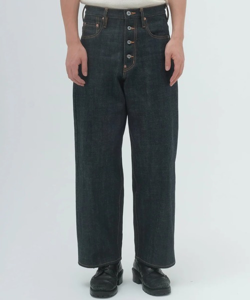 SUGARHILL(シュガーヒル)の「【SUGARHILL/シュガーヒル】CLASSIC DENIM PANTS WIDE / CLASS002(デニムパンツ・メンズ・インディゴブルー・32inch/30 inch/28inch/34inch)」の3枚目の写真