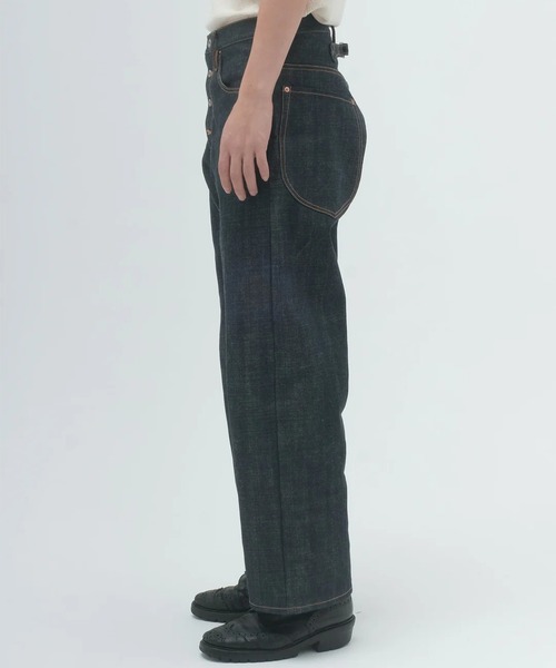 SUGARHILL(シュガーヒル)の「【SUGARHILL/シュガーヒル】CLASSIC DENIM PANTS WIDE / CLASS002(デニムパンツ・メンズ・インディゴブルー・32inch/30 inch/28inch/34inch)」の4枚目の写真