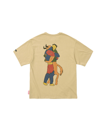 AJOBYAJO（アジョバイアジョ）の「Pride Band Together T-Shirt [BEIGE]（Tシャツ/カットソー）」