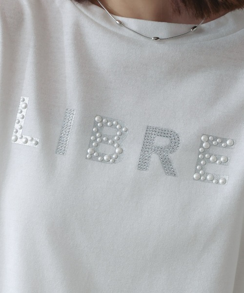 Bou Jeloud(ブージュルード)の「箔ストーンロゴTシャツ(Tシャツ/カットソー・レディース・チャコールグレー/オフホワイト/グレイッシュベージュ・FREE)」の14枚目の写真
