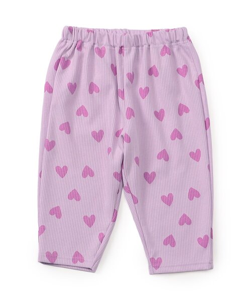 BREEZE(브리즈)의 「DAISUKI 총무늬 7분 길이 팬츠/라이트(그 외 팬츠)」｜라벤더