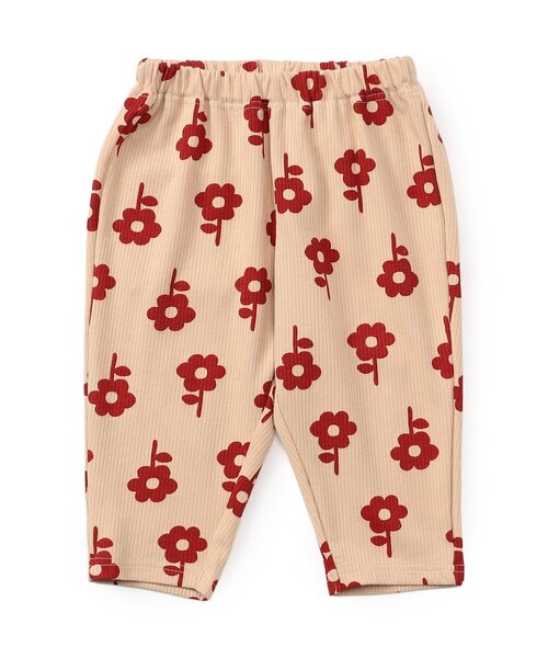 BREEZE(브리즈)의 「DAISUKI 총무늬 7분 길이 팬츠/라이트(그 외 팬츠)」｜레드