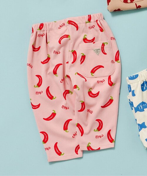 BREEZE(브리즈)의 「DAISUKI 총무늬 7분 길이 팬츠/라이트(그 외 팬츠)」｜핑크