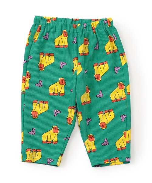 BREEZE(브리즈)의 「DAISUKI 총무늬 7분 길이 팬츠/라이트(그 외 팬츠)」｜그린