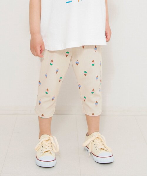 BREEZE(브리즈)의 「DAISUKI 총무늬 7분 길이 팬츠/라이트(그 외 팬츠)」｜아이보리