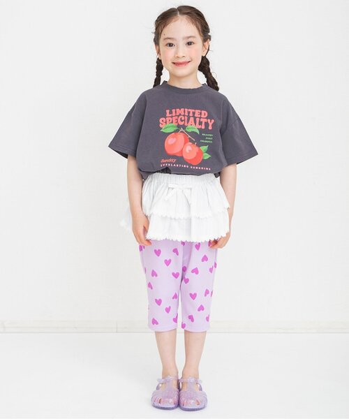 BREEZE（ブリーズ）の「【夏におすすめ】DAISUKI総柄ライトパンツ_7分丈（その他パンツ・キッズ・ブラウン/アイボリー/クリーム/ブルー/イエロー/ラベンダー/チェック/レッド/ピンク/グリーン・80/70/100/90/130/120/110）」の18枚目の写真
