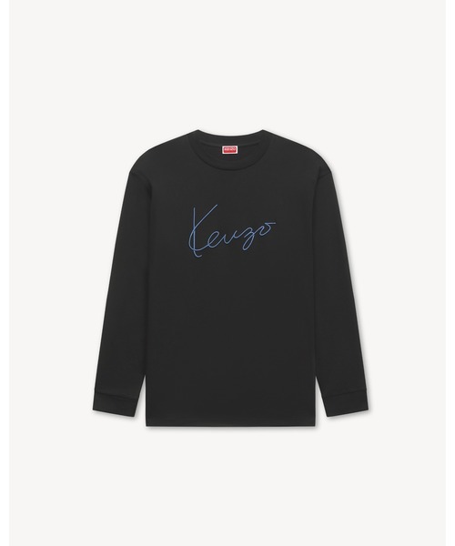 KENZO(ケンゾー)の「'KENZO Signature' エンブロイダリー ロング スリーブ Tシャツ イン コットン(Tシャツ/カットソー・メンズ・ブラック系その他5・MEDIUM/SMALL/LARGE/X-LARGE/X-SMALL)」の5枚目の写真