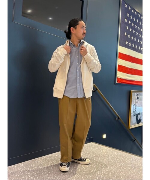 BROOKS BROTHERS(ブルックスブラザーズ)の「◆オンラインストア限定◆ スーピマコットン ダブルジップフーディー(スウェット・メンズ・ネイビー/オートミール・LARGE/MEDIUM/SMALL/X-LARGE)」の6枚目の写真