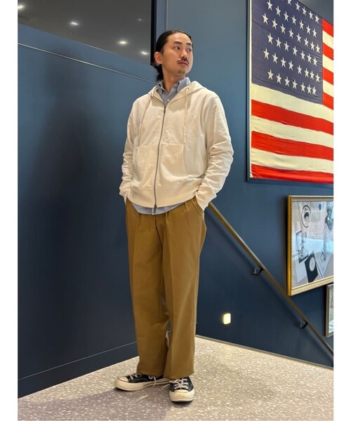 BROOKS BROTHERS(ブルックスブラザーズ)の「◆オンラインストア限定◆ スーピマコットン ダブルジップフーディー(スウェット・メンズ・ネイビー/オートミール・LARGE/MEDIUM/SMALL/X-LARGE)」の7枚目の写真
