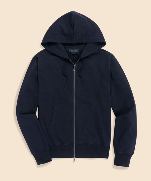 BROOKS BROTHERS(ブルックスブラザーズ)の「◆オンラインストア限定◆ スーピマコットン ダブルジップフーディー(スウェット・メンズ・ネイビー/オートミール・LARGE/MEDIUM/SMALL/X-LARGE)」の13枚目の写真