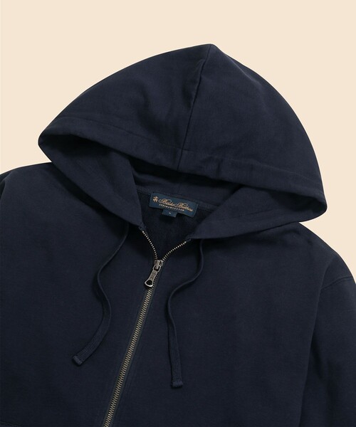 BROOKS BROTHERS(ブルックスブラザーズ)の「◆オンラインストア限定◆ スーピマコットン ダブルジップフーディー(スウェット・メンズ・ネイビー/オートミール・LARGE/MEDIUM/SMALL/X-LARGE)」の14枚目の写真