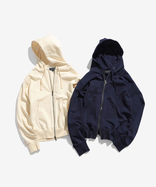 BROOKS BROTHERS(ブルックスブラザーズ)の「◆オンラインストア限定◆ スーピマコットン ダブルジップフーディー(スウェット・メンズ・ネイビー/オートミール・LARGE/MEDIUM/SMALL/X-LARGE)」の16枚目の写真