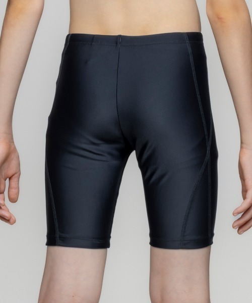 NIKE（ナイキ）の「【NIKE】ナイキ SS26 ボーイズ/スクール水着/ロングスパッツ（水着・キッズ・ブラック/イエロー/ネイビー/ブルー・160cm/150cm/140cm/130cm/120cm）」の9枚目の写真