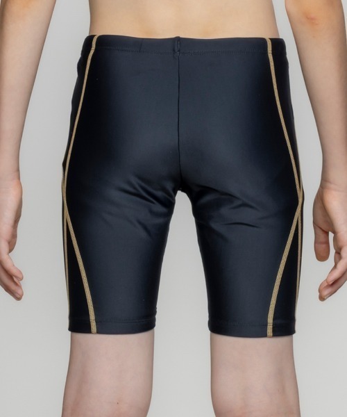 NIKE（ナイキ）の「【NIKE】ナイキ SS26 ボーイズ/スクール水着/ロングスパッツ（水着・キッズ・ブラック/イエロー/ネイビー/ブルー・160cm/150cm/140cm/130cm/120cm）」の12枚目の写真