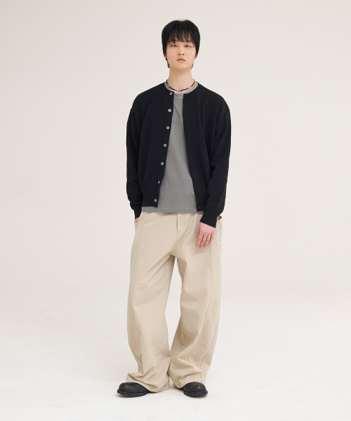 AKECII(アケシ)の「アンディソフトカーディガン_ブラック(カーディガン/ボレロ・メンズ・その他・LARGE/MEDIUM)」の2枚目の写真